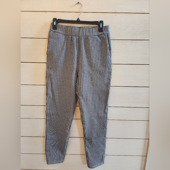 Brown skinny houndstooth pants - large - Picture 1 of 3